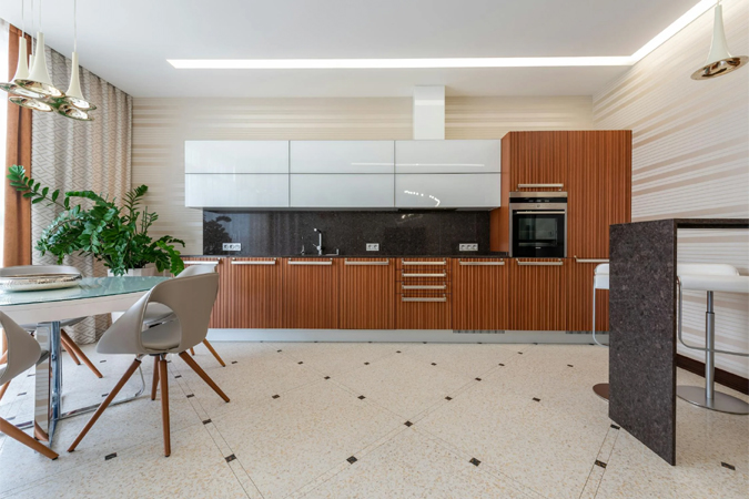 Kitchen With Dining Room