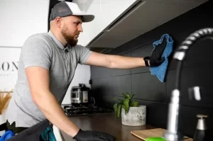 Cleaning Services for Sticky Kitchen Cabinets