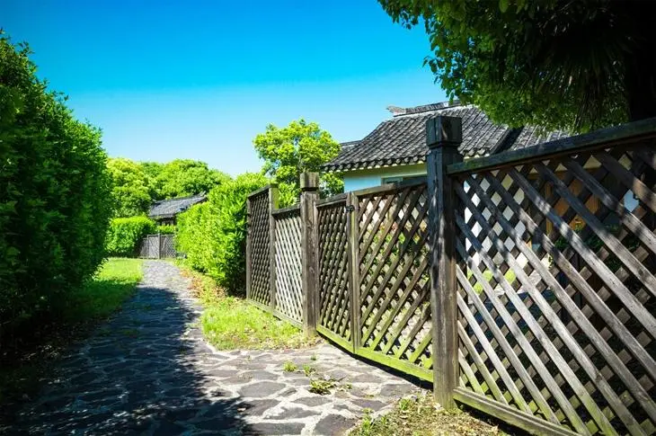 DIY low cost garden fence designs