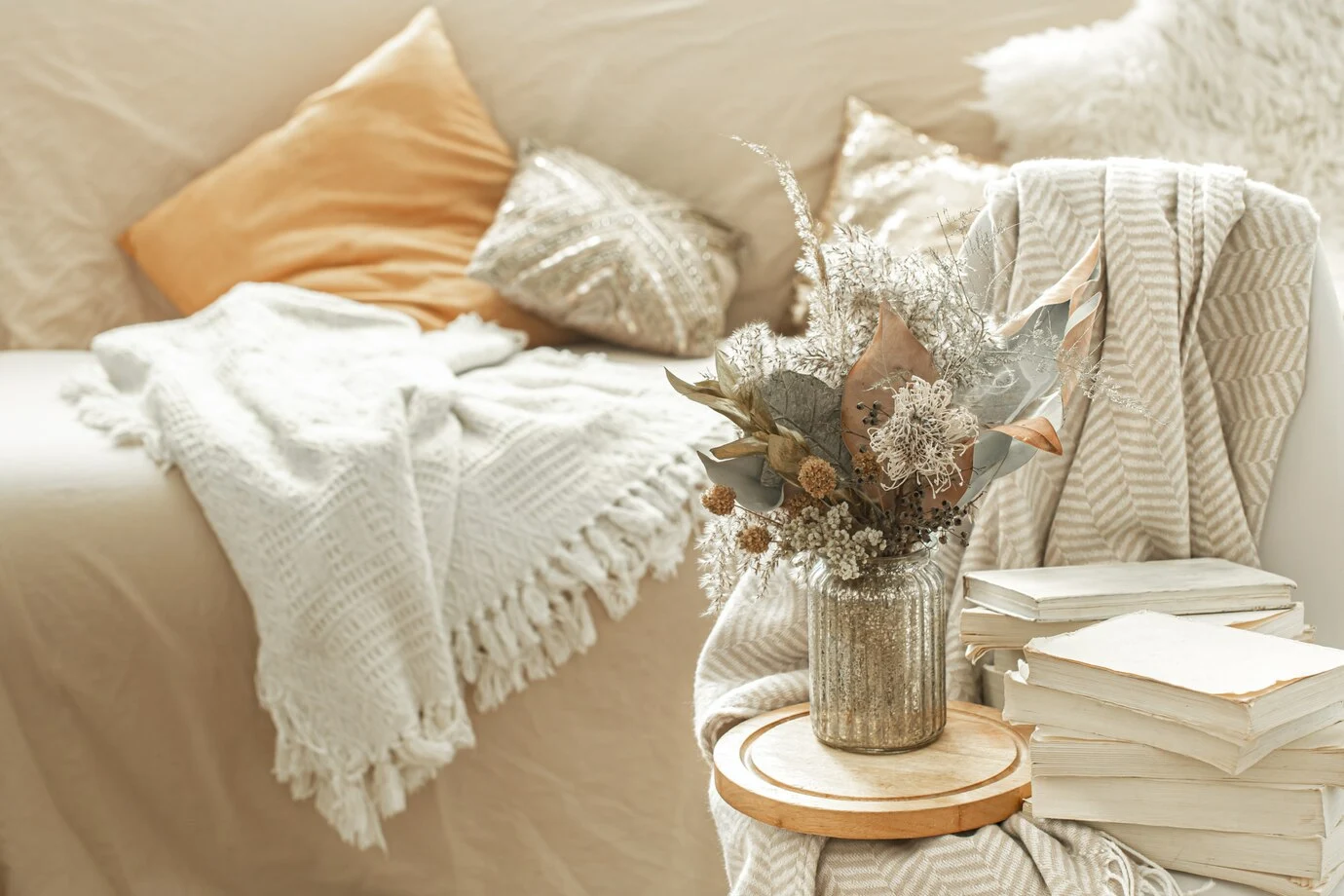 warm cozy home decor