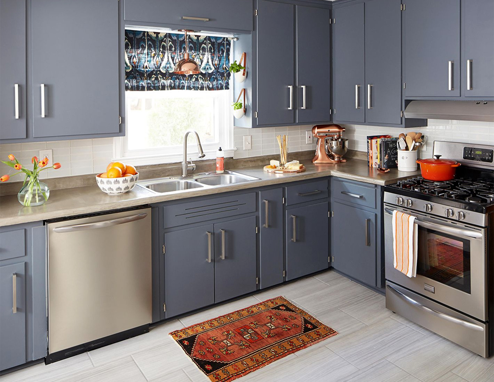 Grey Color Kitchen Cabinets​