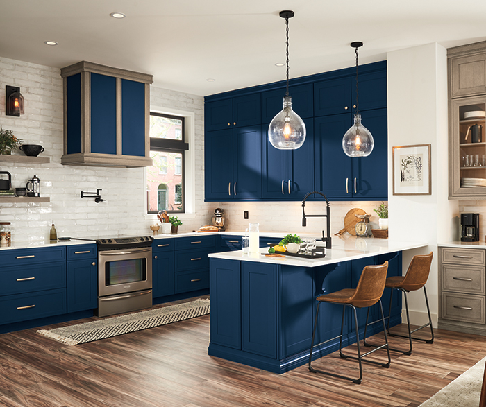 Blue Kitchen Cabinets​