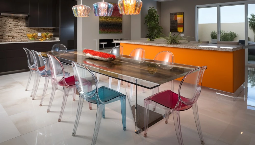 Acrylic Dining Room Table