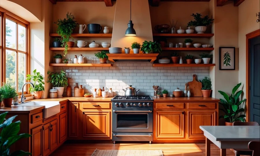 Arts and Crafts Style Kitchen