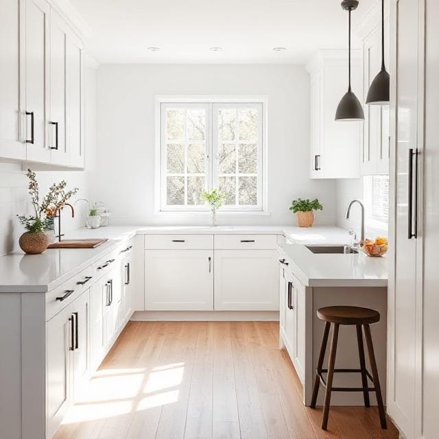White Oak Kitchen Cabinets: Modern, Farmhouse & Natural 4 Farmhouse kitchen featuring white oak shaker cabinets and rustic decor
