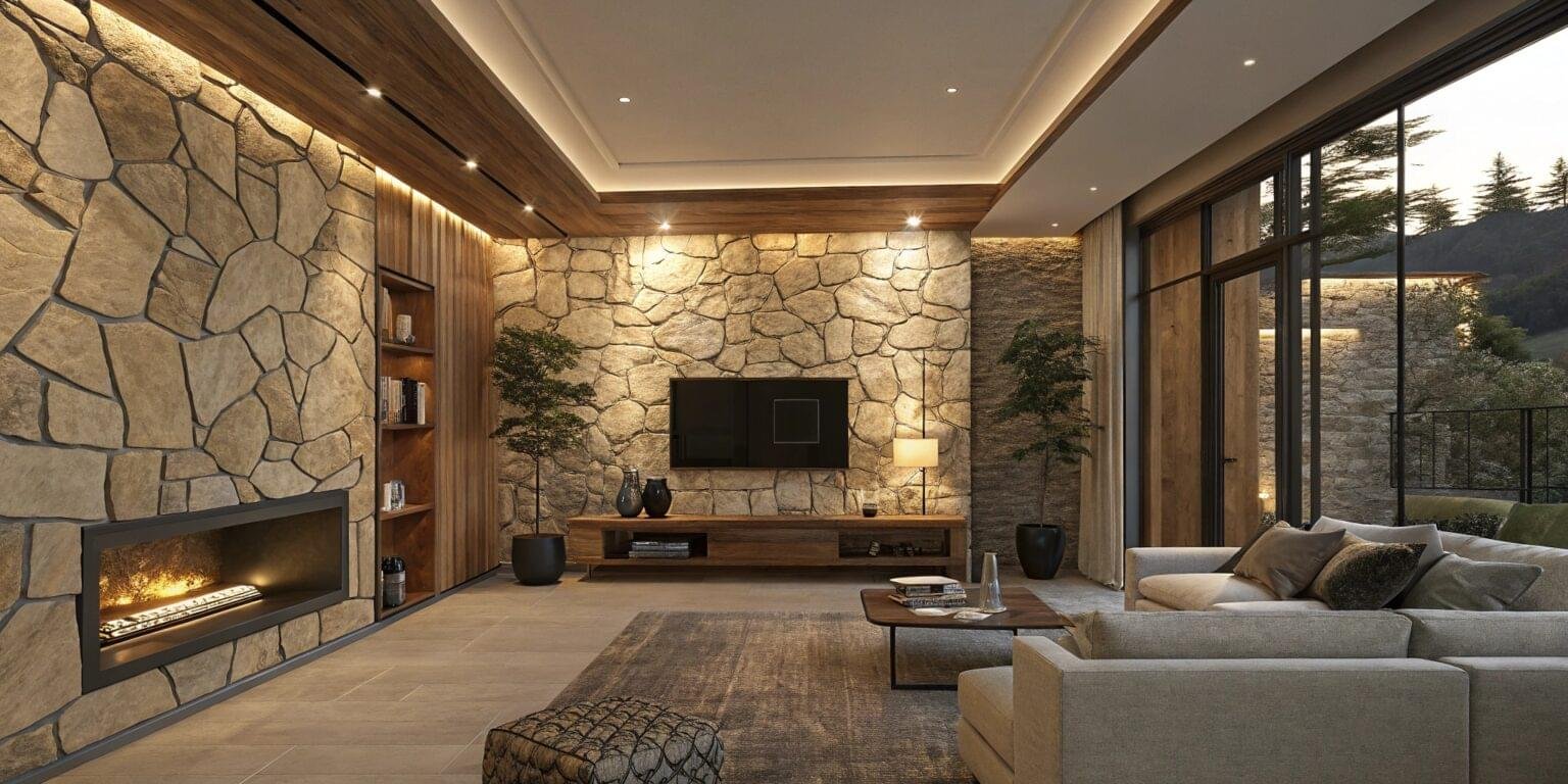 Stone Wall Interior Design Ideas: Transform Your Space with Elegance